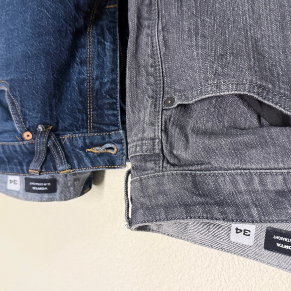 Volcom Men's Vorta Denim in Blue and Gray - Picture 2 of 7